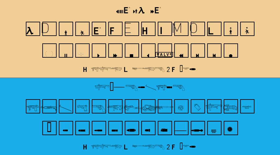 Half Life 2 Font Preview