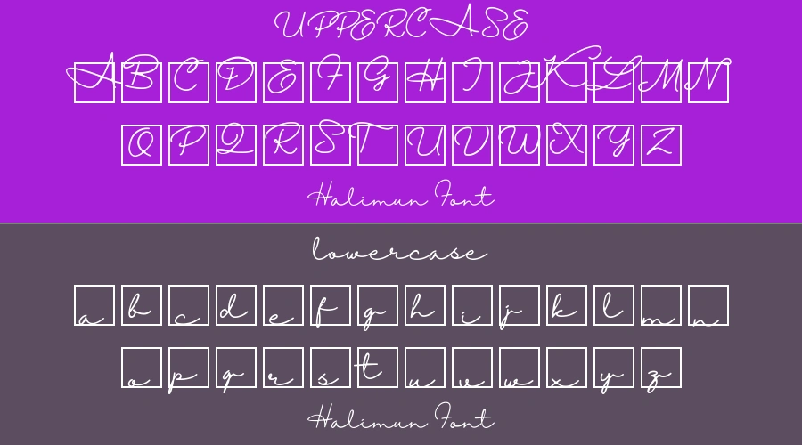 Halimun Font Preview