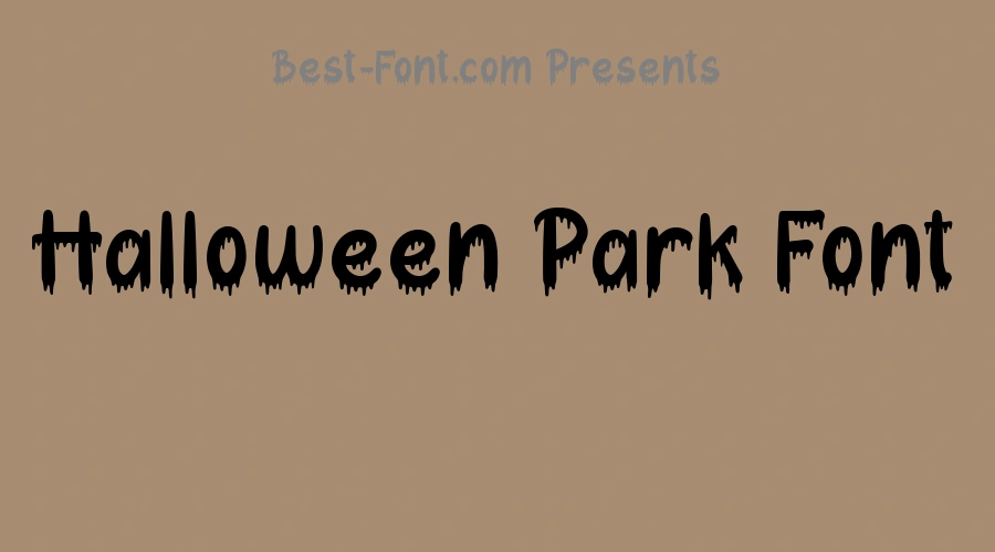 Halloween Park Font