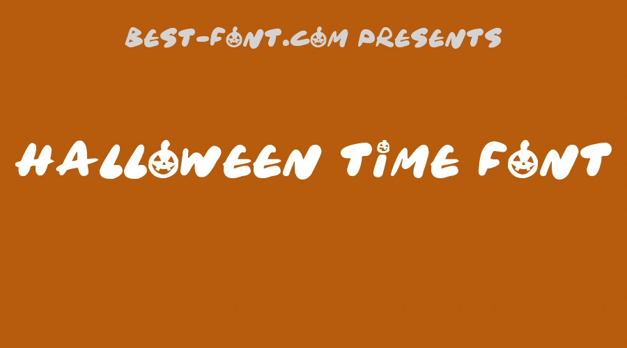 Halloween Time Font