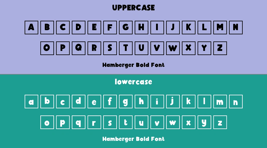 Hamberger Bold Font Preview