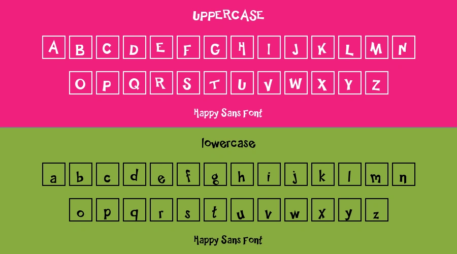 Happy Sans Font Preview