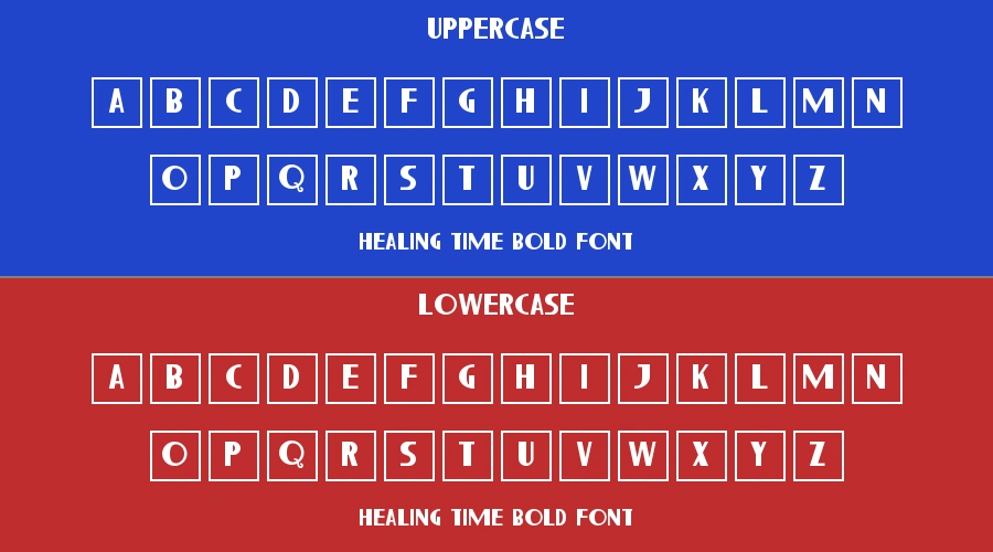 Healing Time Bold Font Preview