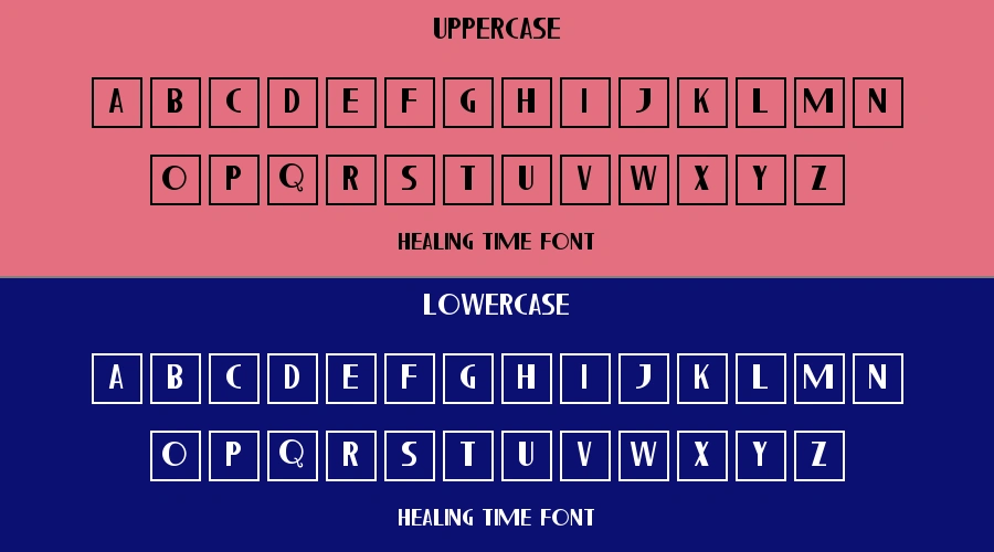Healing Time Font Preview