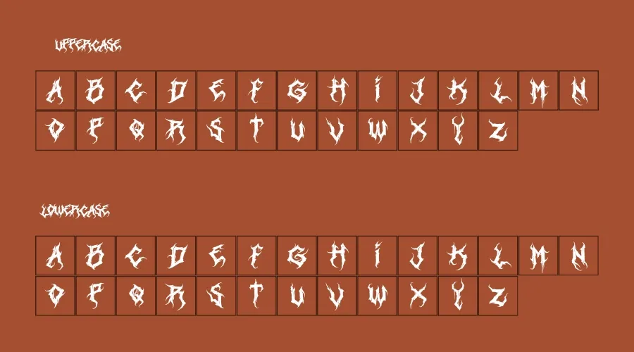 Heartless Font Preview