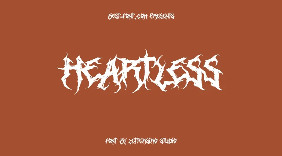 Heartless Font