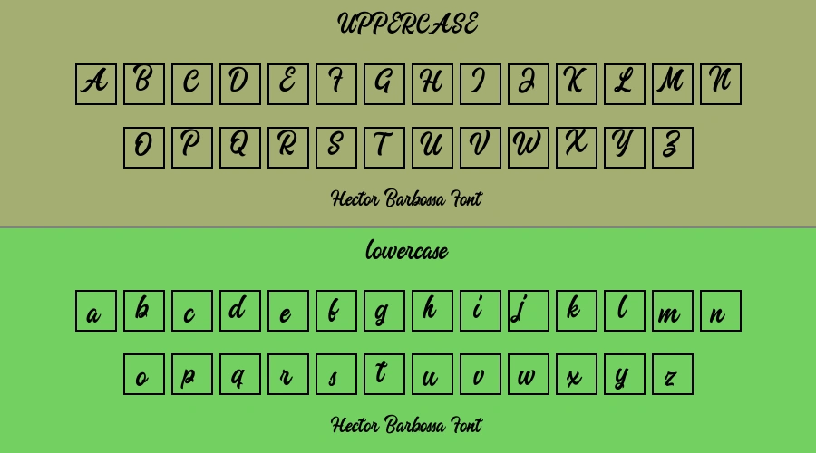 Hector Barbossa Font Preview