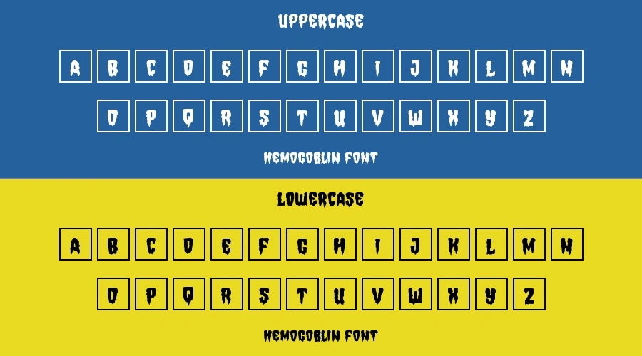 Hemogoblin Font Preview