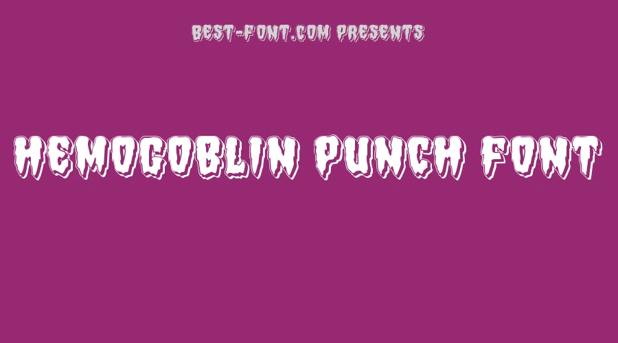 Hemogoblin Punch Font