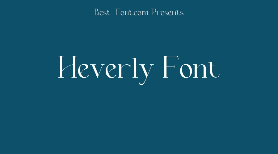 Heverly Font