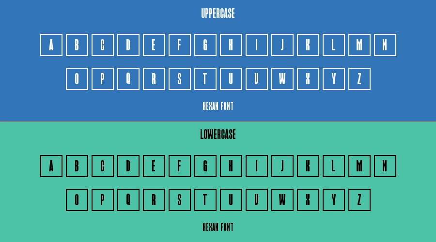 Hexan Font Preview