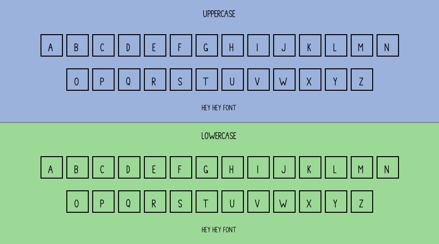 Hey Hey Font Preview