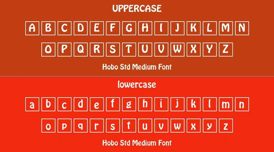 Hobo Std Medium Font Preview