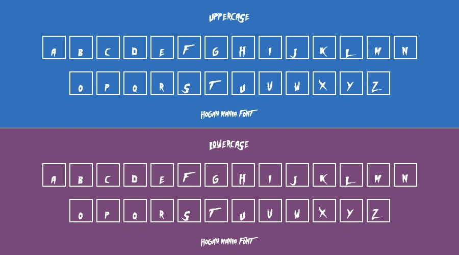 Hogan Mania Font Preview