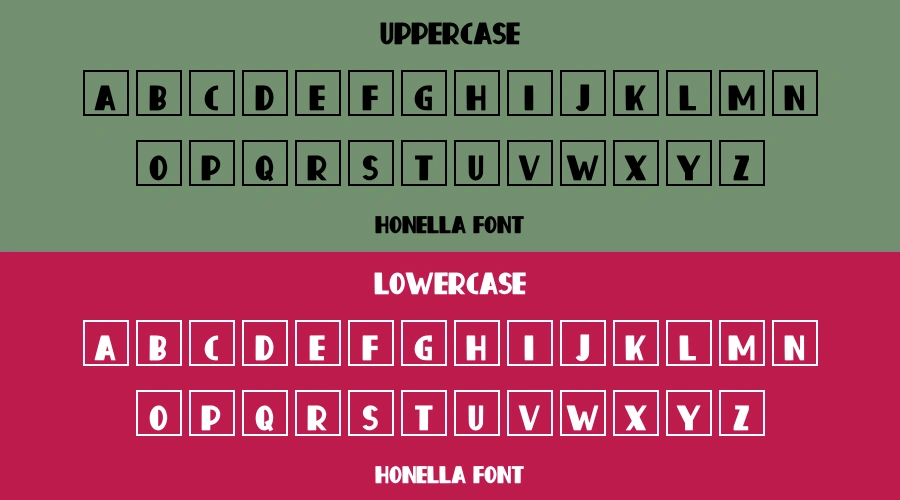Honella Font Preview