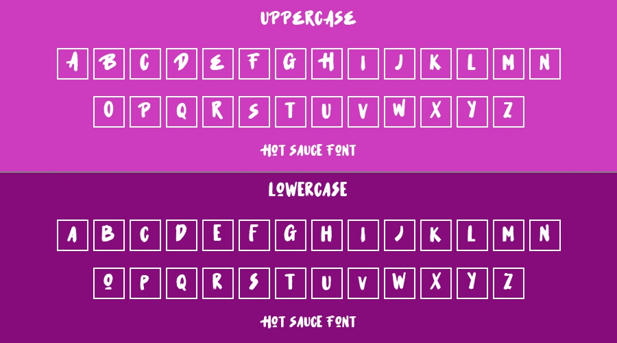 Hot Sauce Font Preview