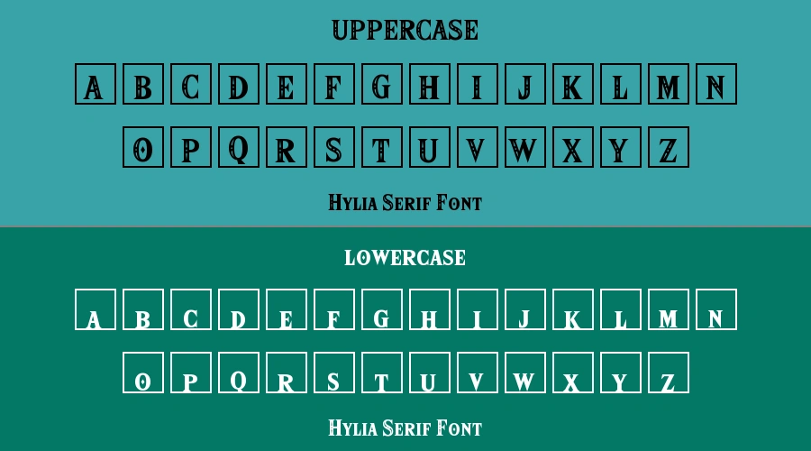 Hylia Serif Font Preview
