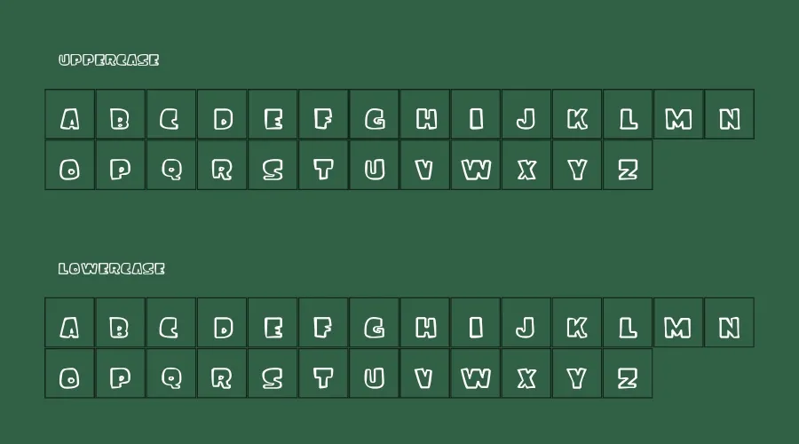 Ice Age Font Preview