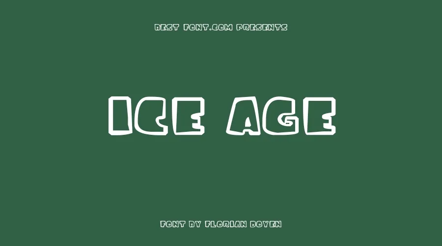 Ice Age Font