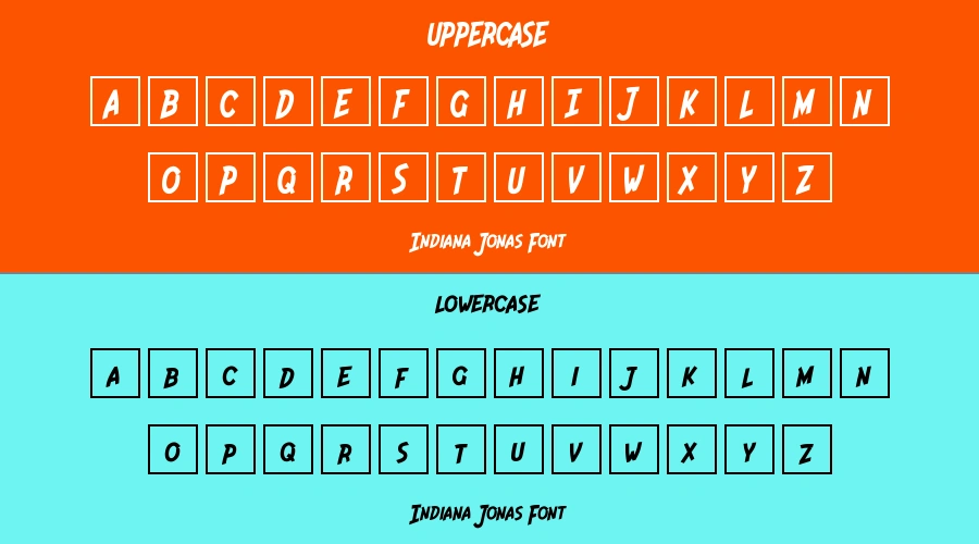 Indiana Jonas Font Preview