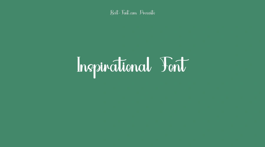 Inspirational Font