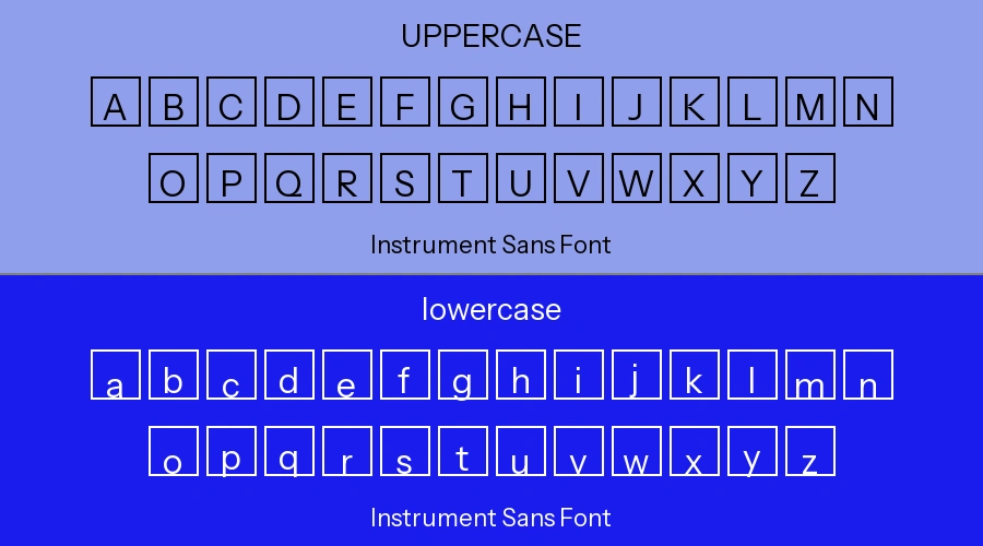 Instrument Sans Font Preview