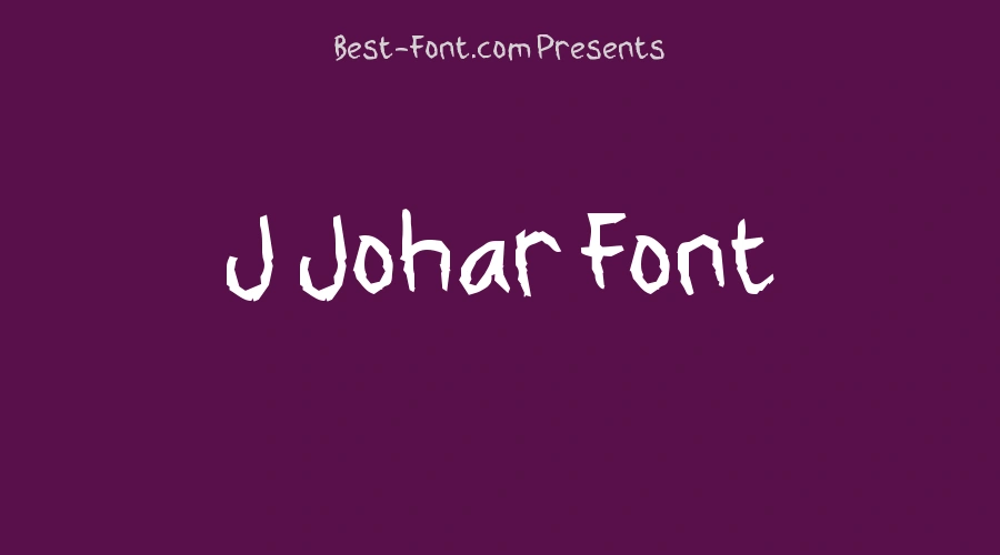 J Johar Font