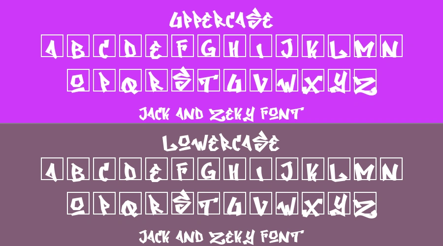 Jack And Zeky Font Preview