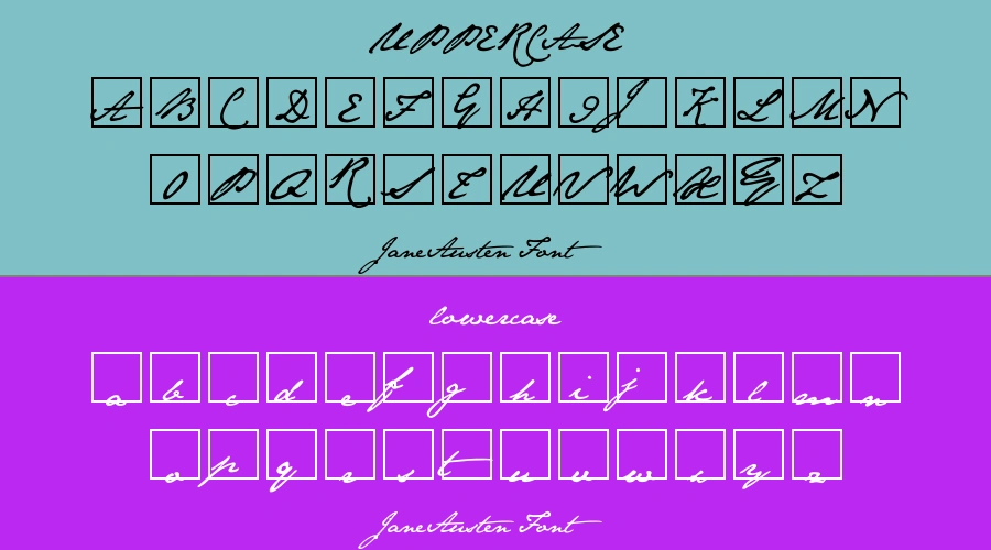 JaneAusten Font Preview