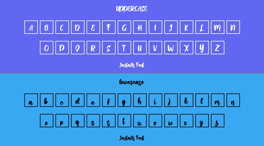 Jartails Font Preview
