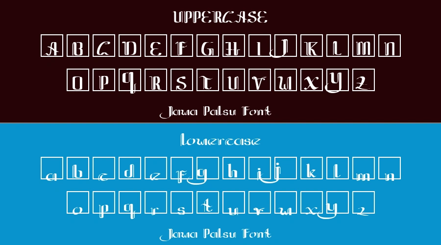 Jawa Palsu Font Preview