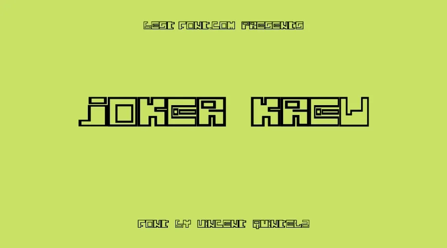 Joker Krew Font