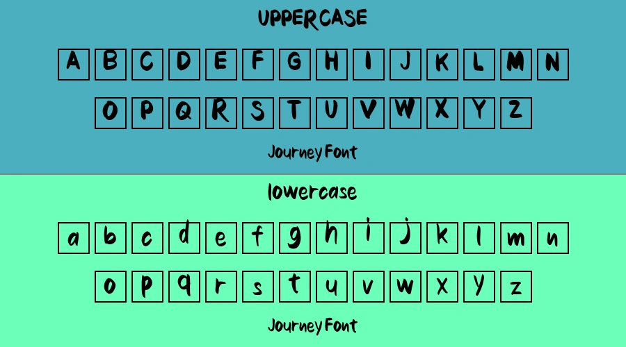 Journey Font Preview
