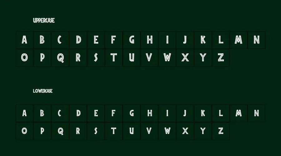 Jurassic Park Font Preview