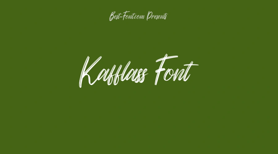 Kafflass Font