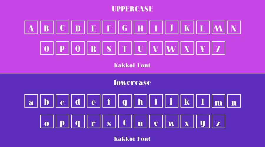Kakkoi Font Preview