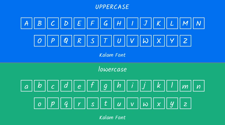 Kalam Font Preview