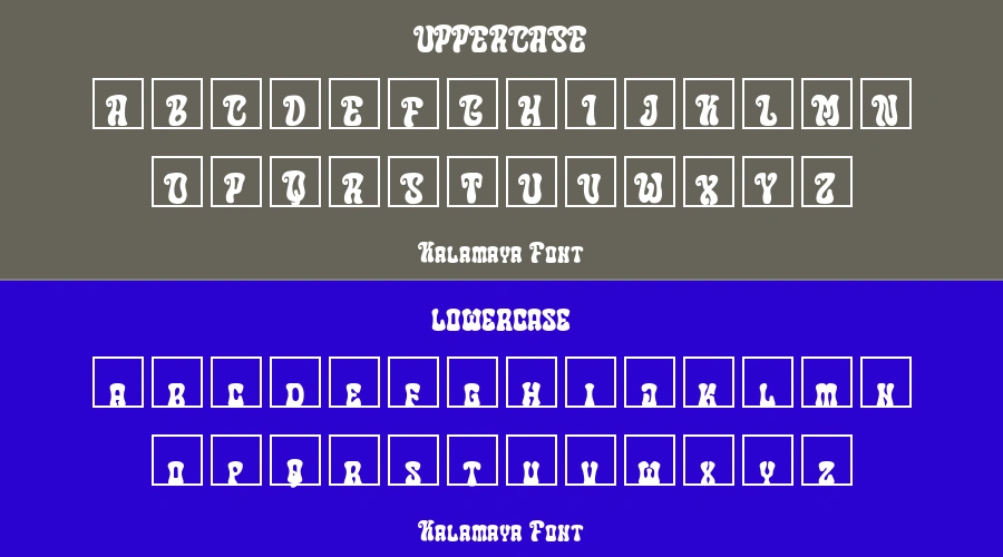 Kalamaya Font Preview