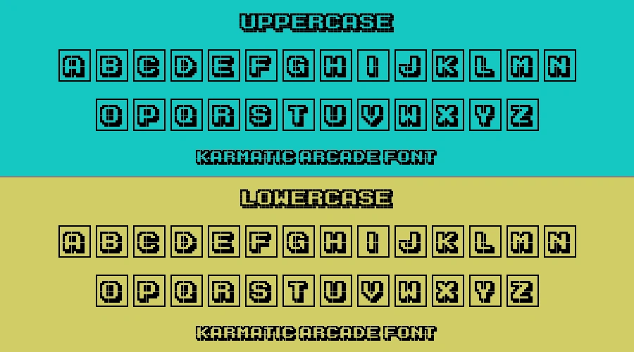 Karmatic Arcade Font Preview