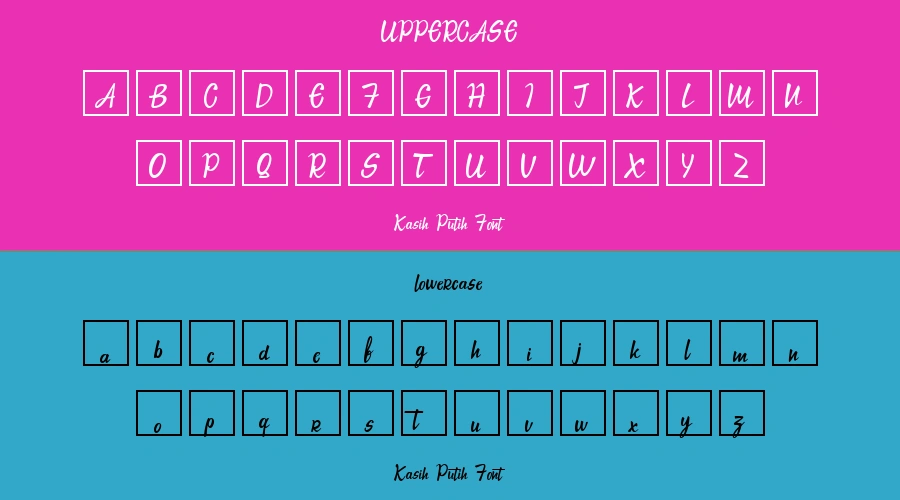Kasih Putih Font Preview