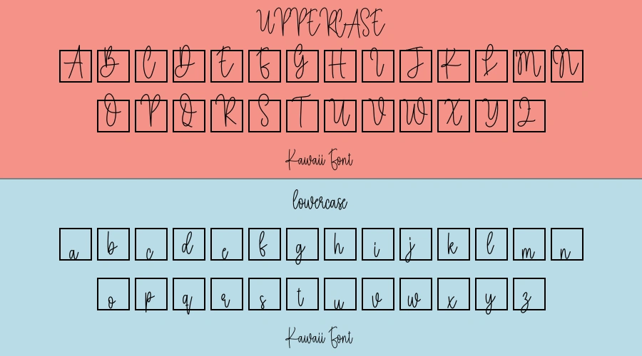 Kawaii Font Preview