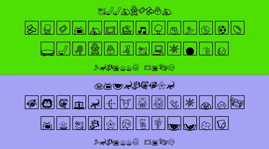 Keroppi Font Preview