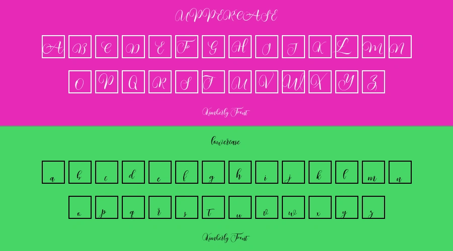 Kimberly Font Preview