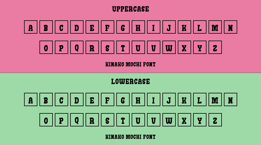 Kinako Mochi Font Preview