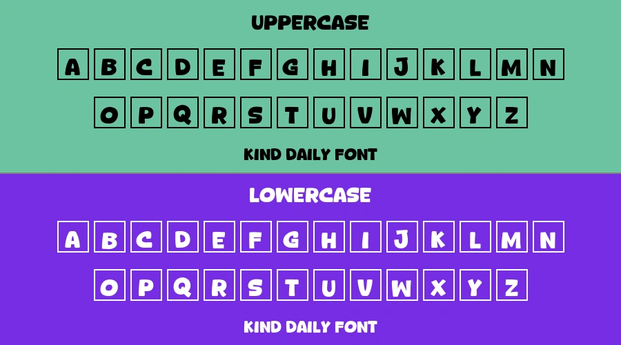 Kind Daily Font Preview