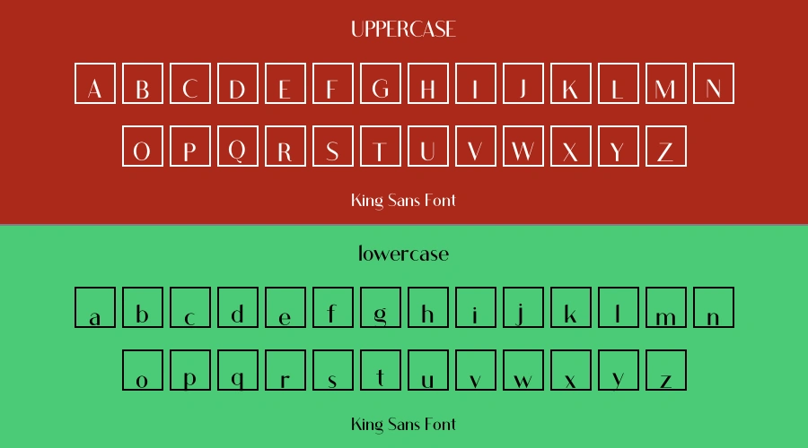 King Sans Font Preview