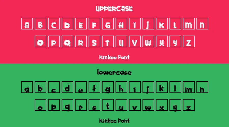 Kinkee Font Preview
