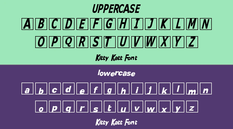 Kitty Katt Font Preview