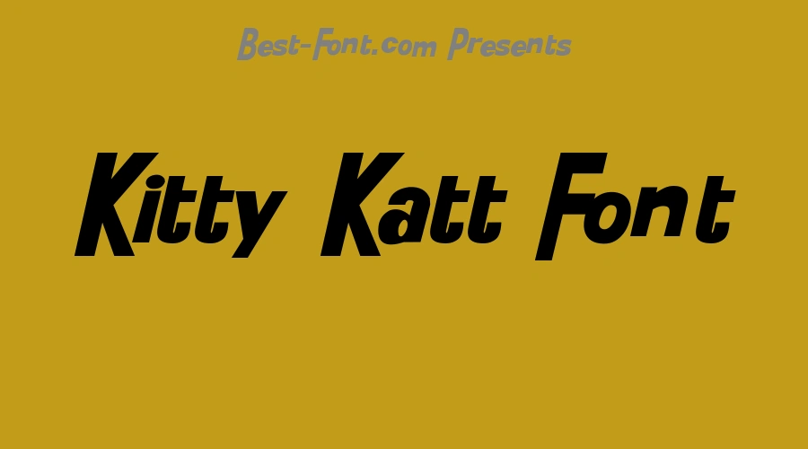 Kitty Katt Font