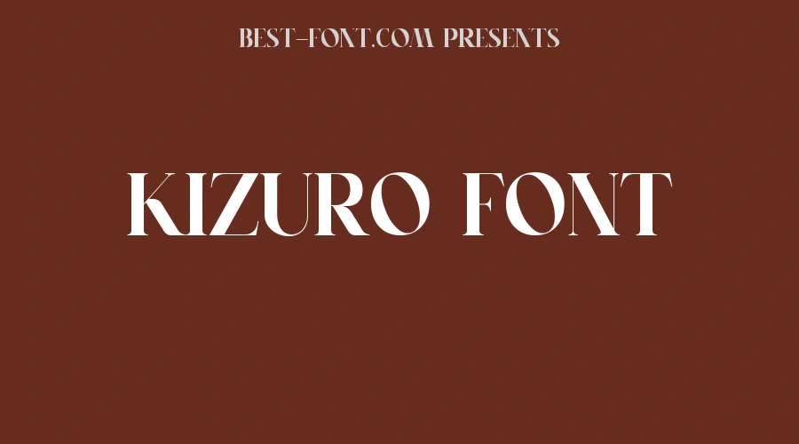 Kizuro Font